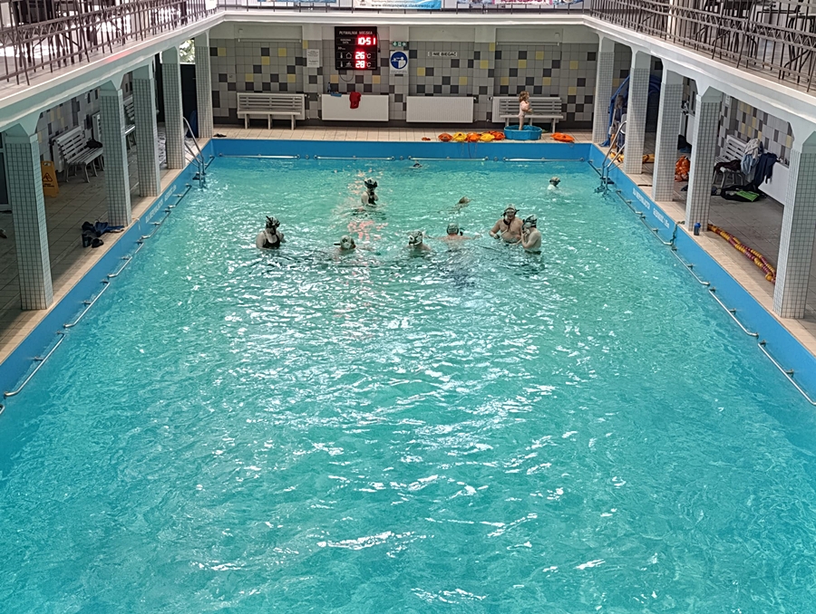 Hokej pod wodą Walenie Siemianowice Śląskie Trening 21 VI 2025